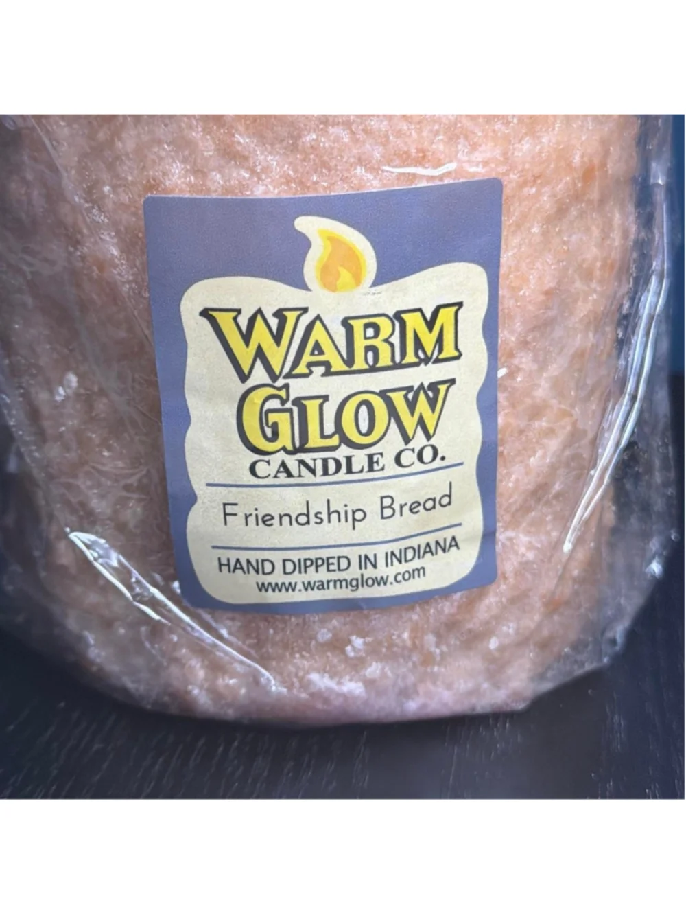 Warm Glow Candle Co. 35oz friendship bread candle